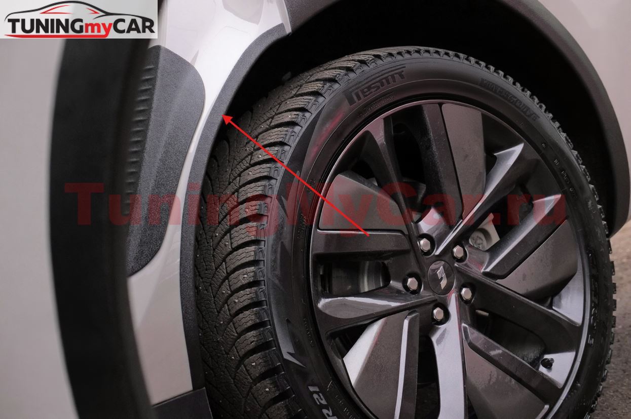 Защита задней арки без скотча для Li (Lixiang) L6 2024-